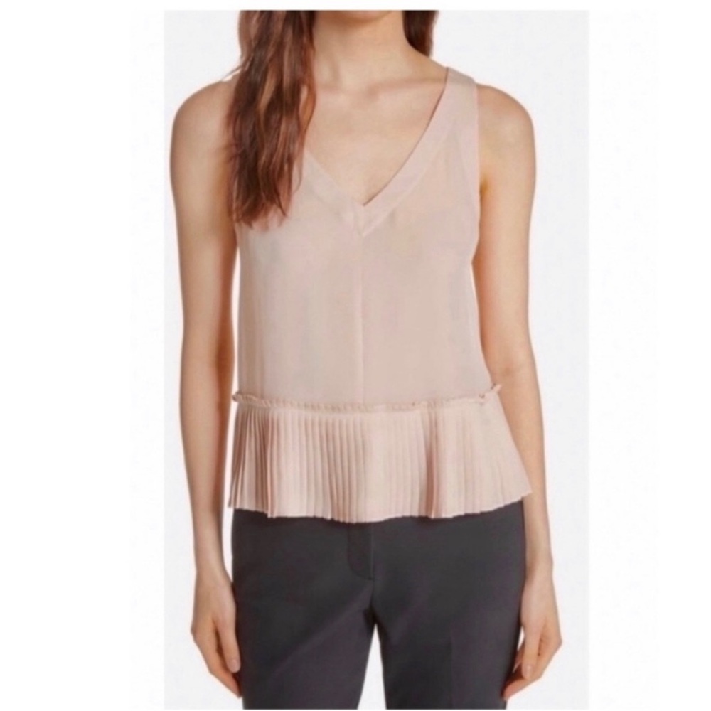 Rebecca Taylor Ballet Top Blouse Shirt Pink